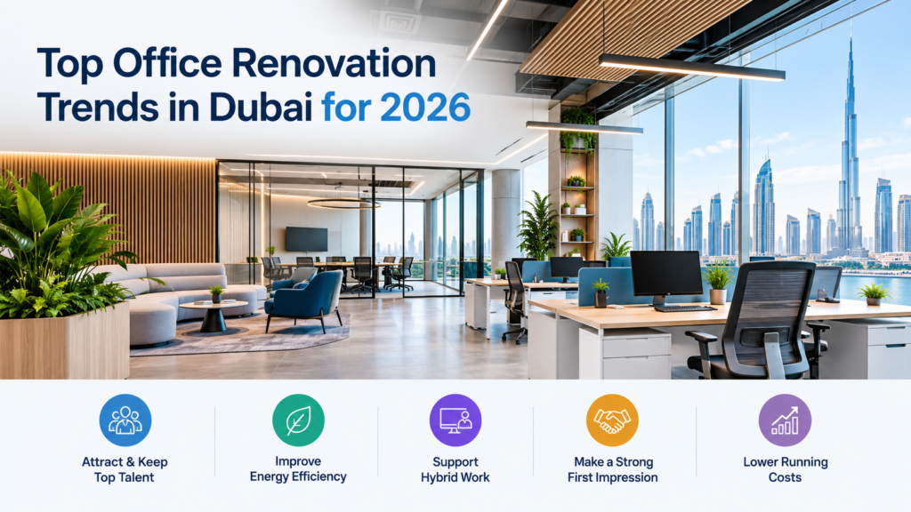 Top Office Renovation Trends in Dubai